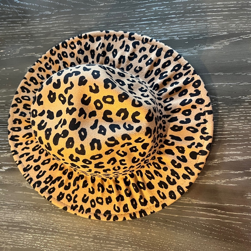 Animal Print Fedora